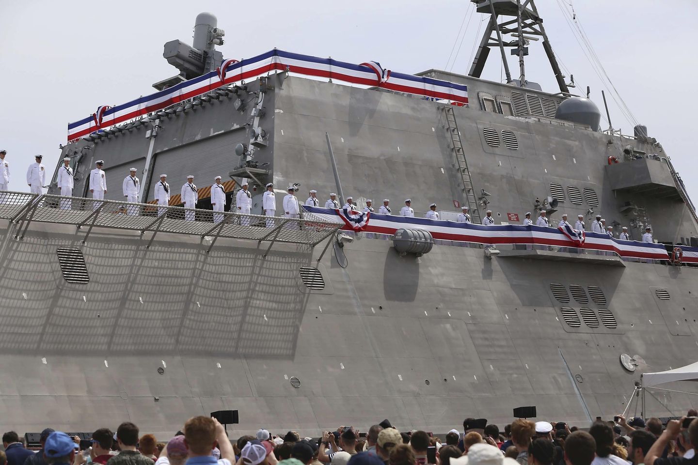 Navy officer demoted after sneaking satellite dish onto warship