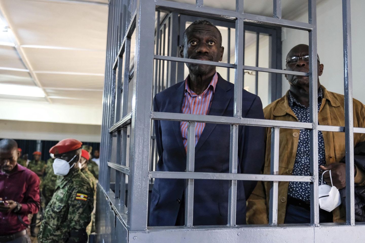 Ugandan opposition figure appears before a military court in Uganda after disappearing in Kenya