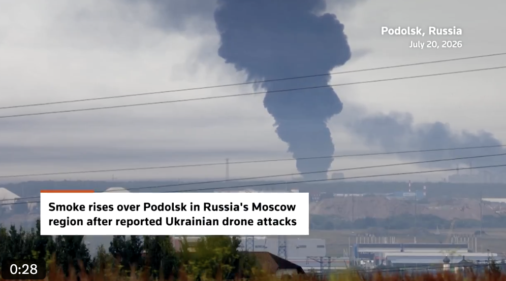 Ukraine Sends 400 Drones Into Moscow Overnight — Oil Depot Burns In Podolsk, Wildberries Warehouses Hit Again