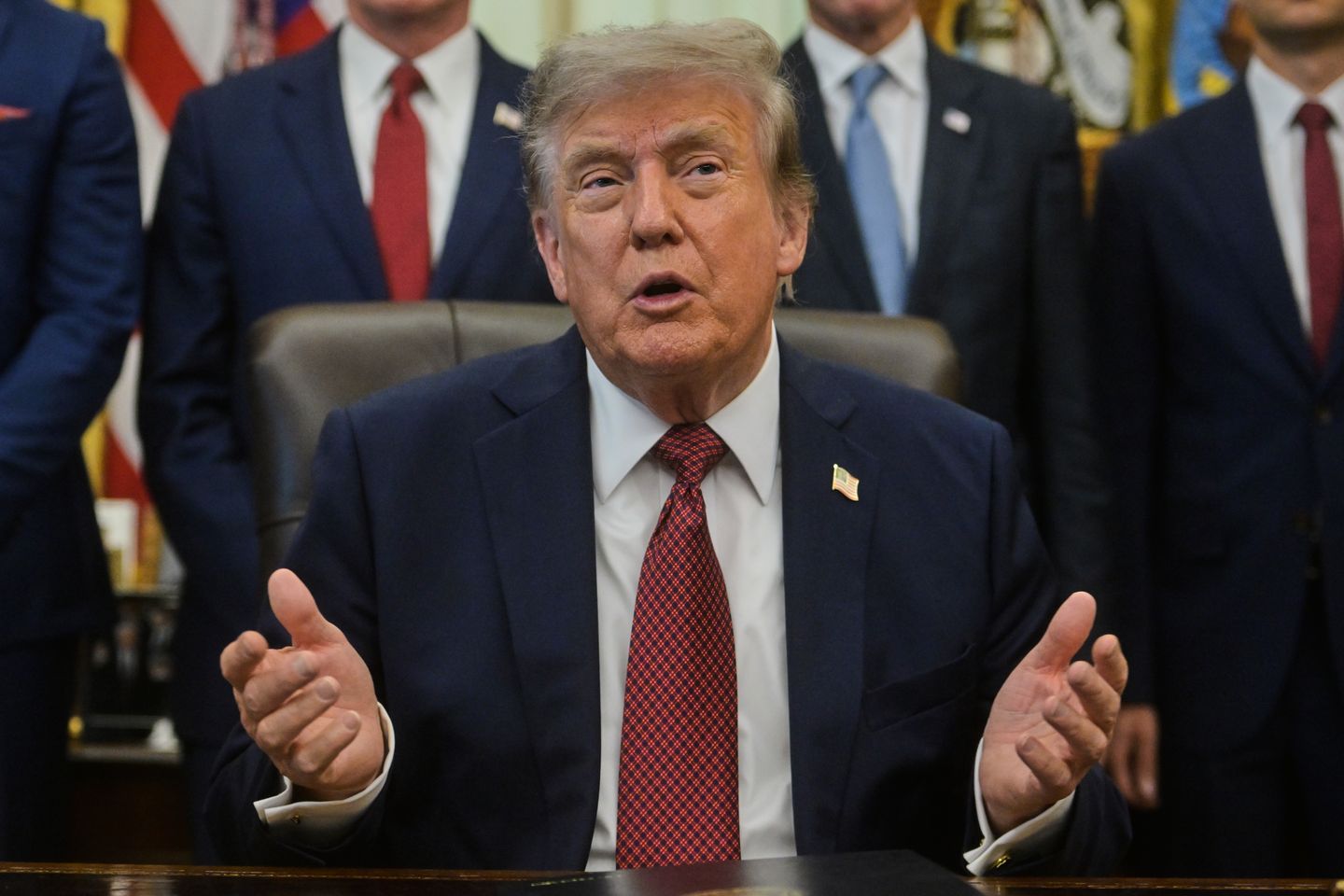 Trump calls on Senate Republicans to cancel August vacation, pass voter ID bill