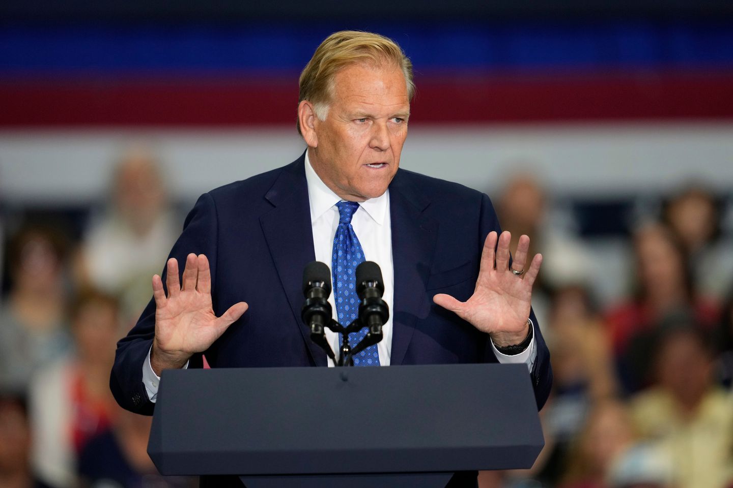 Michigan’s Mike Rogers acknowledges high costs and promises to work with the president